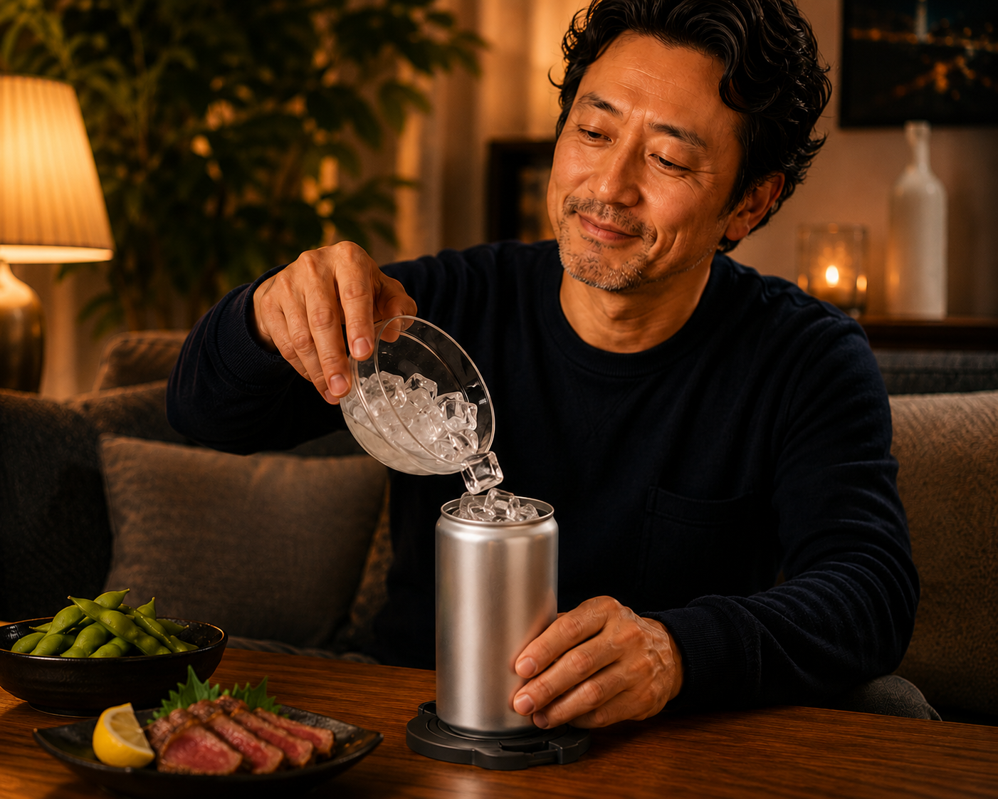開けて飲む。残して飾る。缶まるごとオープナー