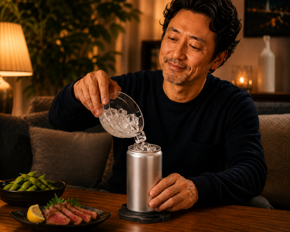 開けて飲む。残して飾る。缶まるごとオープナー